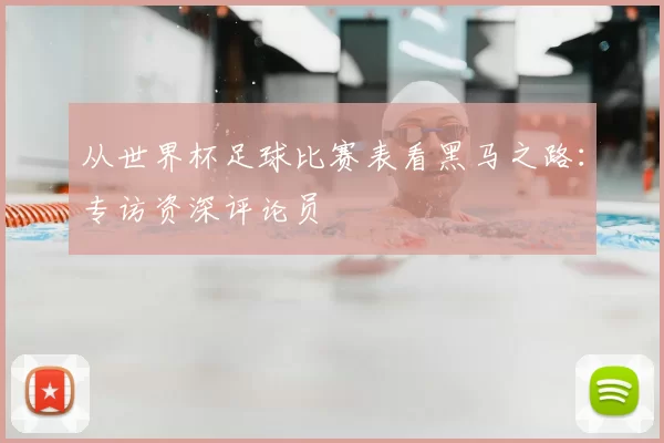 从世界杯足球比赛表看黑马之路:专访资深评论员