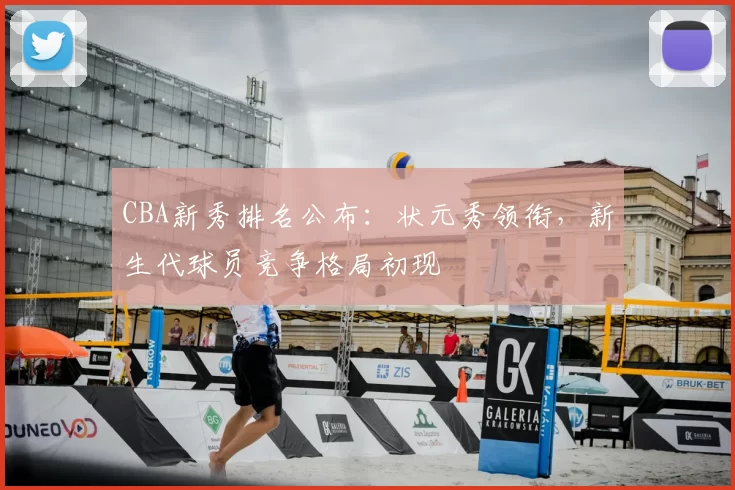 CBA新秀排名公布:状元秀领衔,新生代球员竞争格局初现
